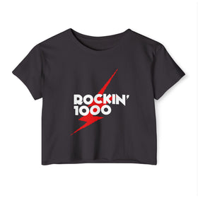 Red Lightning Logo Crop Top (Women)