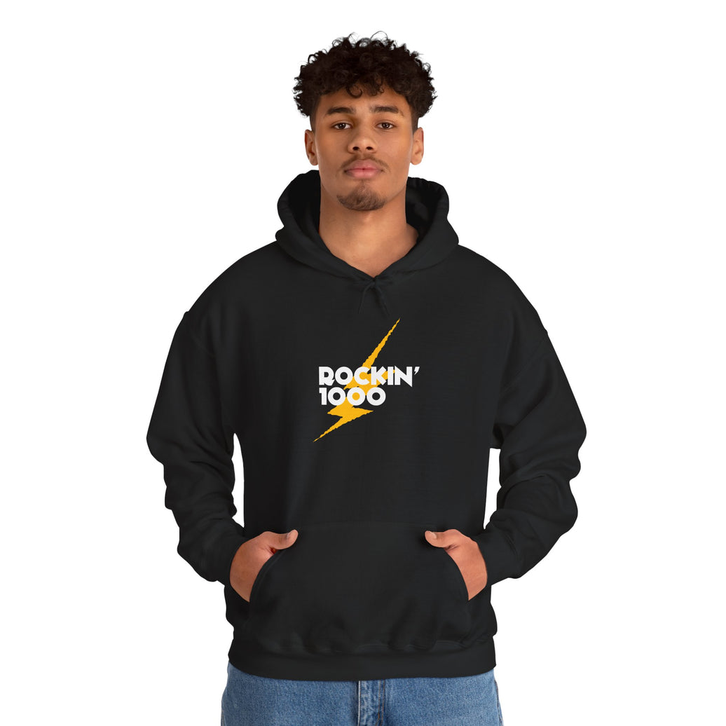 Lightning Logo Unisex Black Hoodie