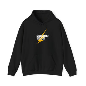 Lightning Logo Unisex Black Hoodie
