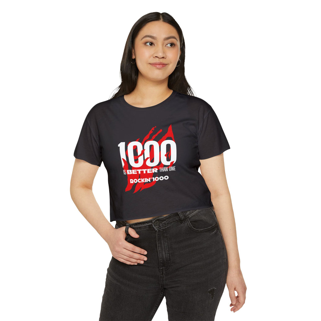 "1000 is Better Than One" Crop Top (Women)