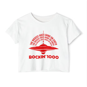 "Biggest Rock Band on Earth" Crop Top (Women)