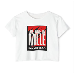 "We Are in Mille" Crop Top (Women)