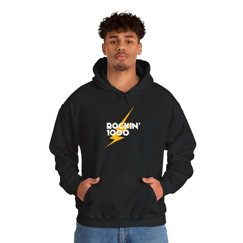 Lightning Logo Unisex Black Hoodie