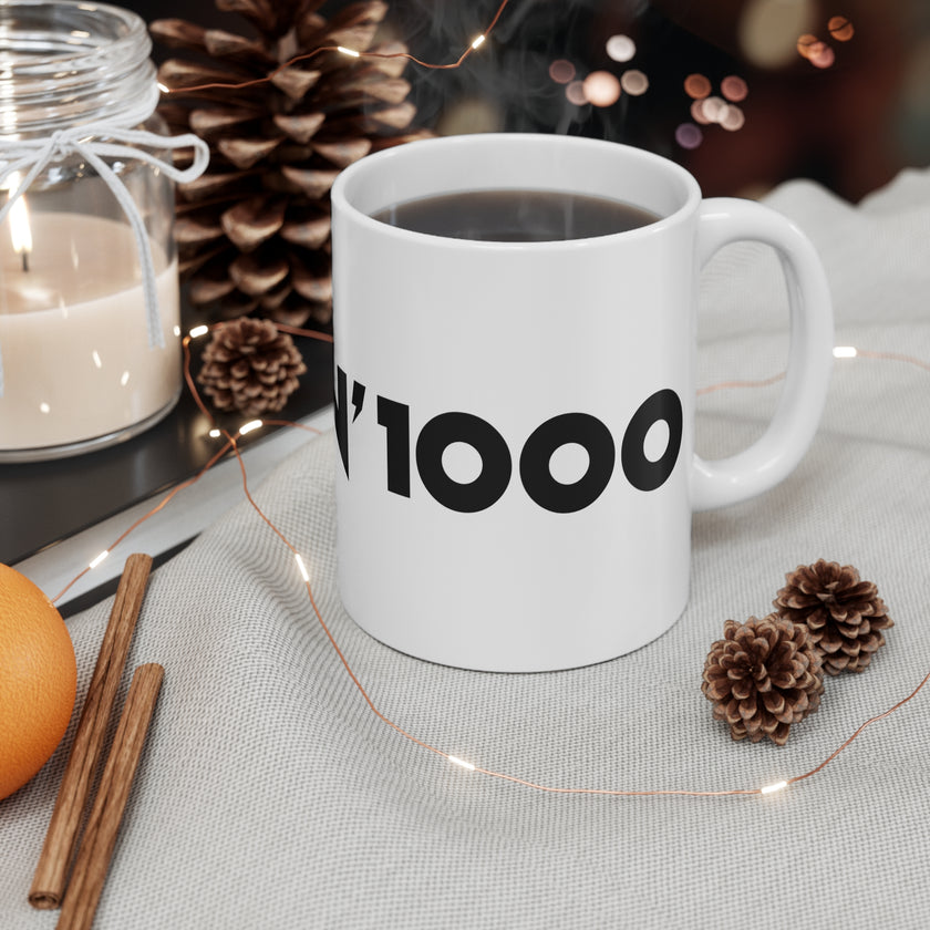 Single Line Black Logo Mug