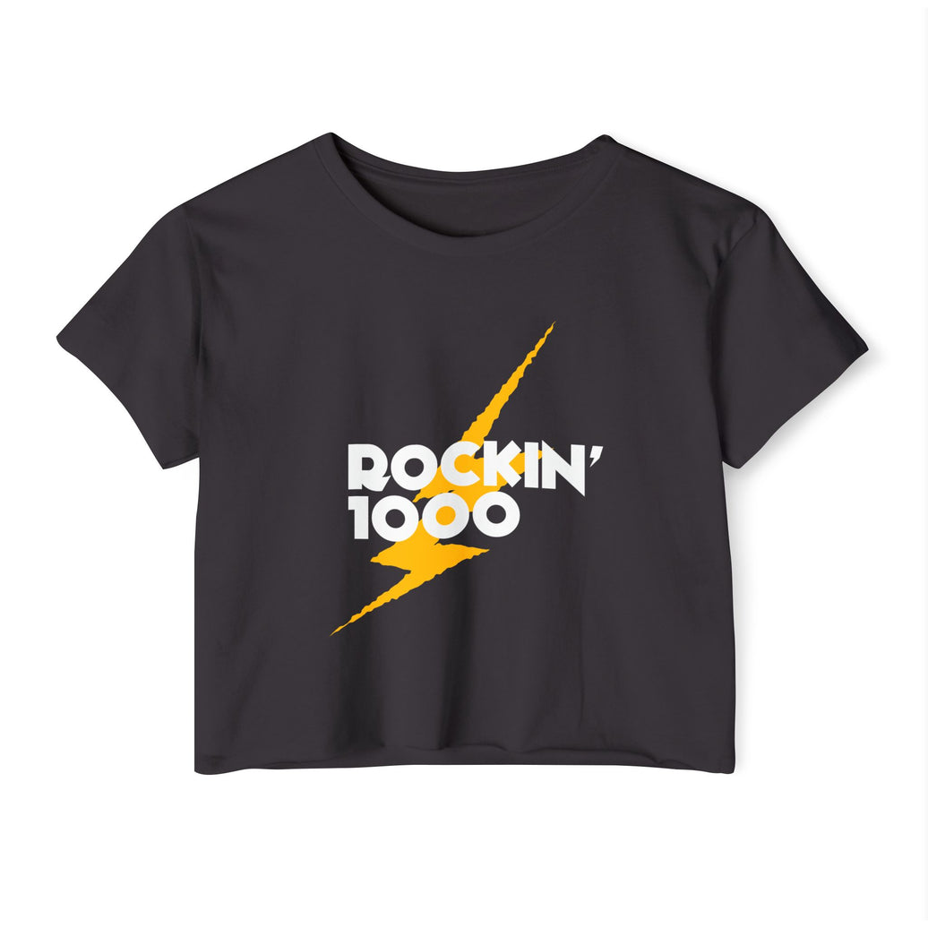 Lightning Logo Crop Top (Women)