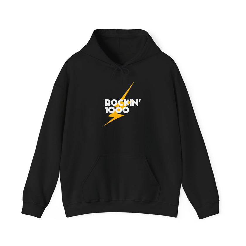Lightning Logo Unisex Black Hoodie