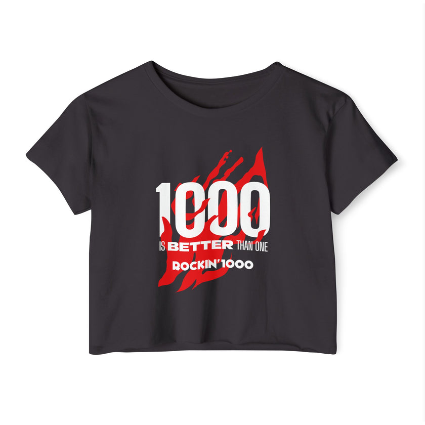 "1000 is Better Than One" Crop Top (Women)