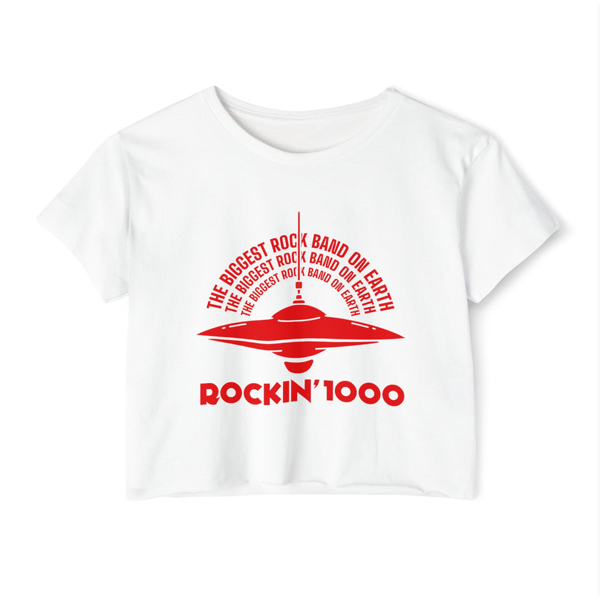 "Biggest Rock Band on Earth" Crop Top (Women)
