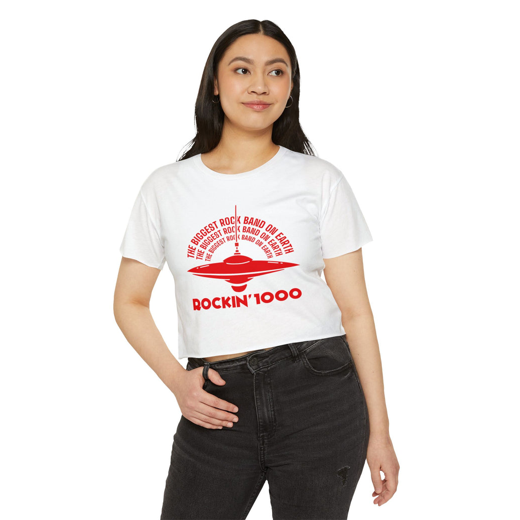 "Biggest Rock Band on Earth" Crop Top (Women)