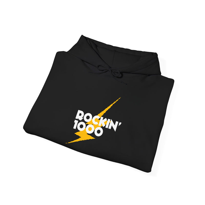 Lightning Logo Unisex Black Hoodie