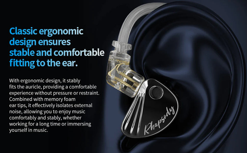 CCA Rhapsody 2DD+4BA Hybrid IEM