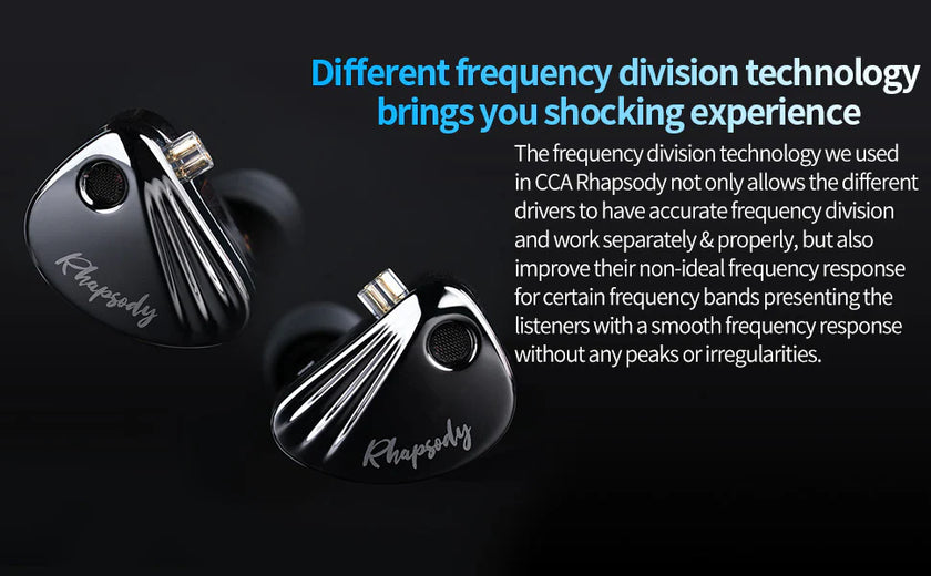 CCA Rhapsody 2DD+4BA Hybrid IEM