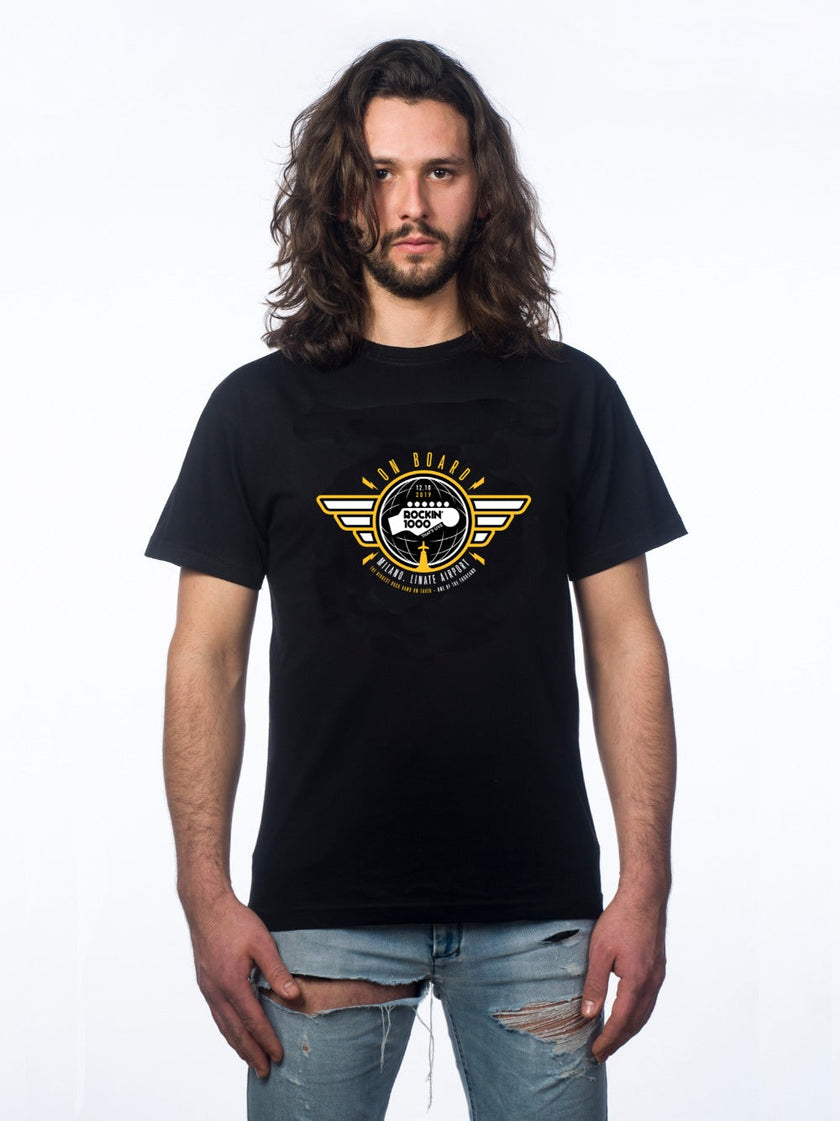 Linate 2019 Concert Black T-Shirt Man