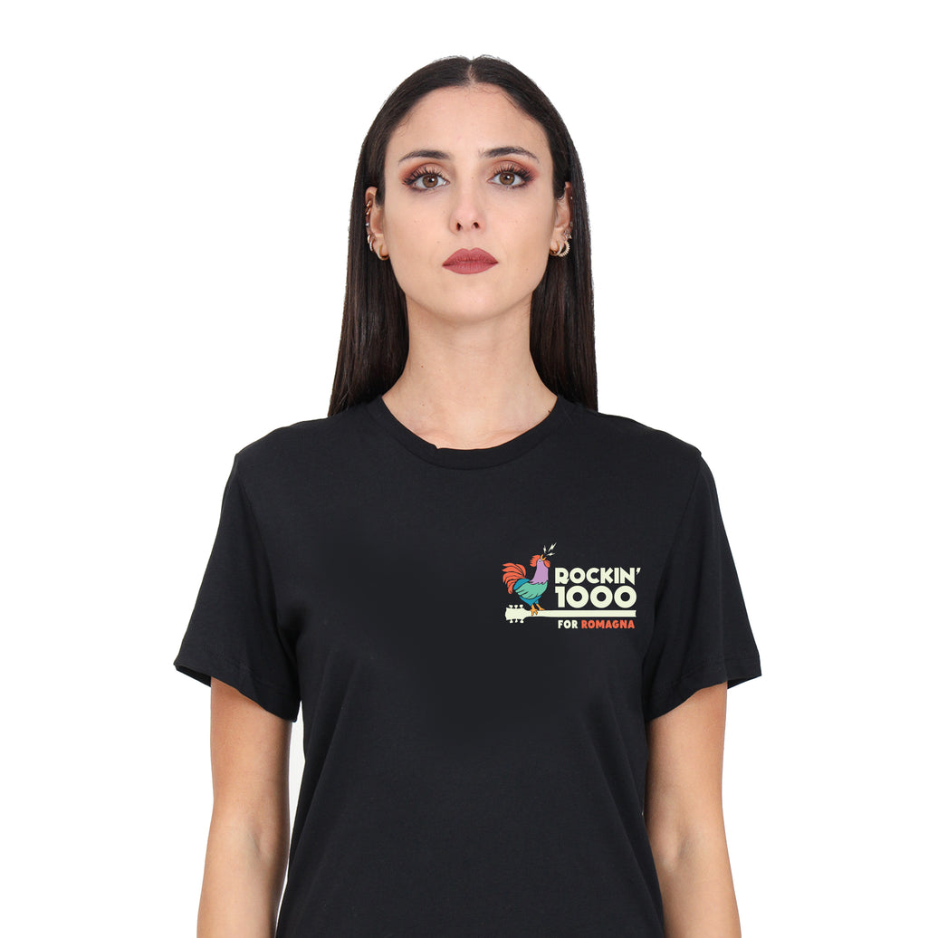 Rockin'1000 for Romagna T-Shirt (Side Logo) Unisex