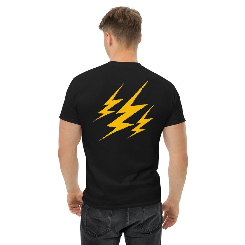 Lightning Logo T-Shirt (Unisex) - Front and Back Design