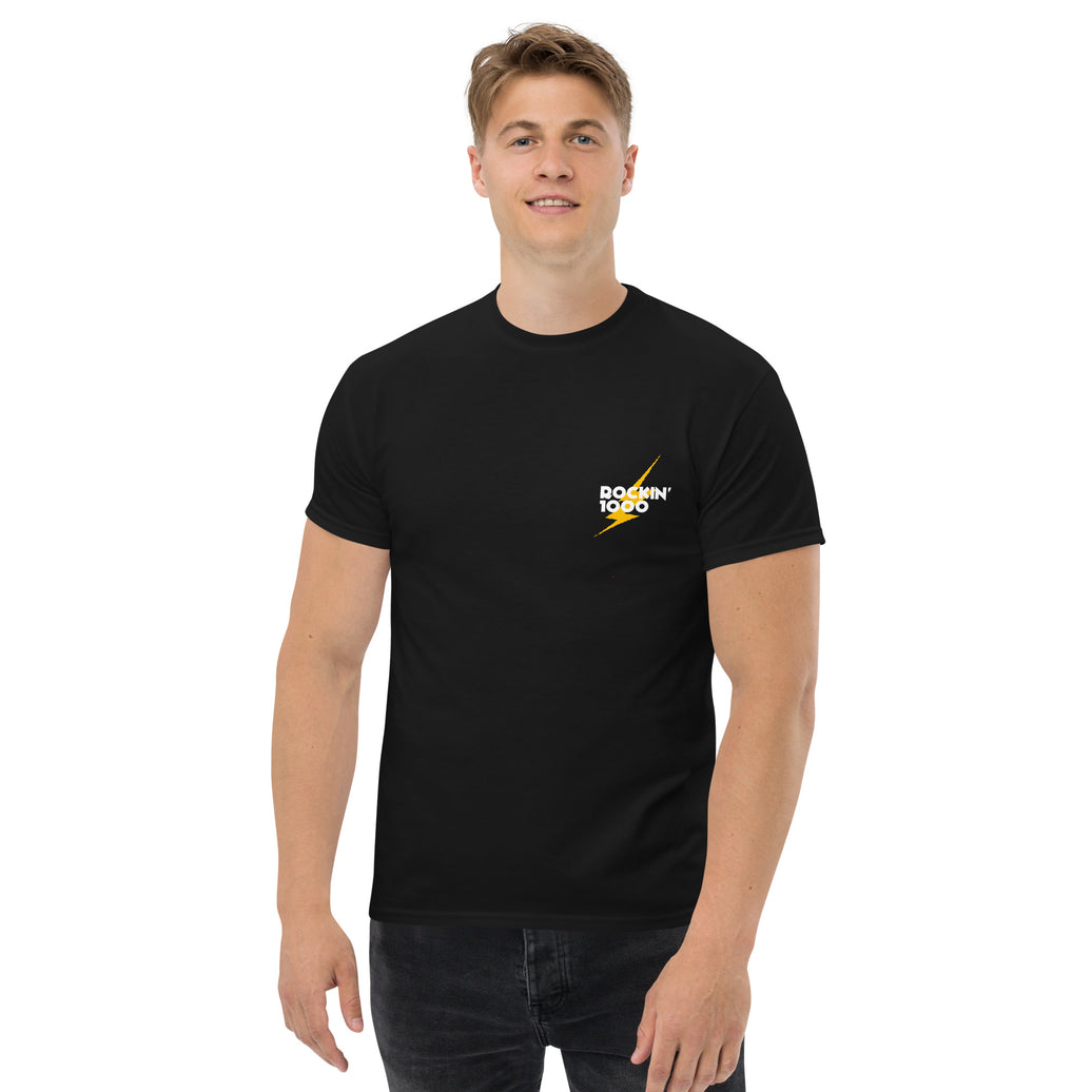 Lightning Logo T-Shirt (Unisex) - Front and Back Design