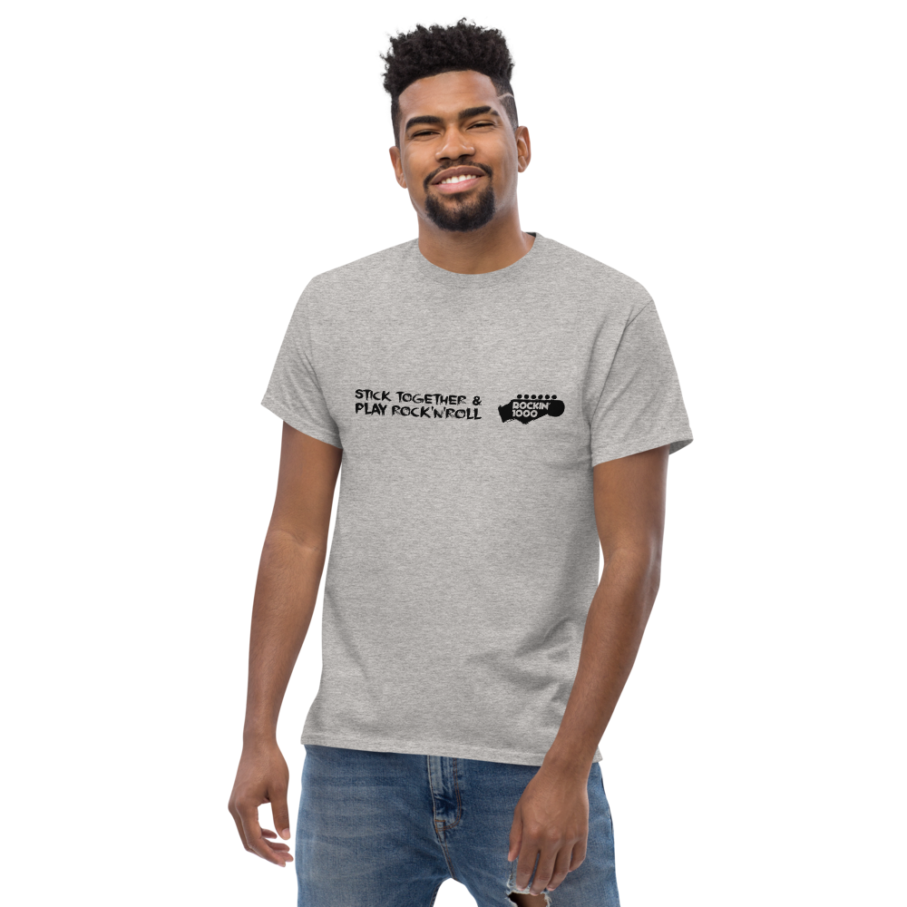 Stick Together Unisex Grey T-Shirt