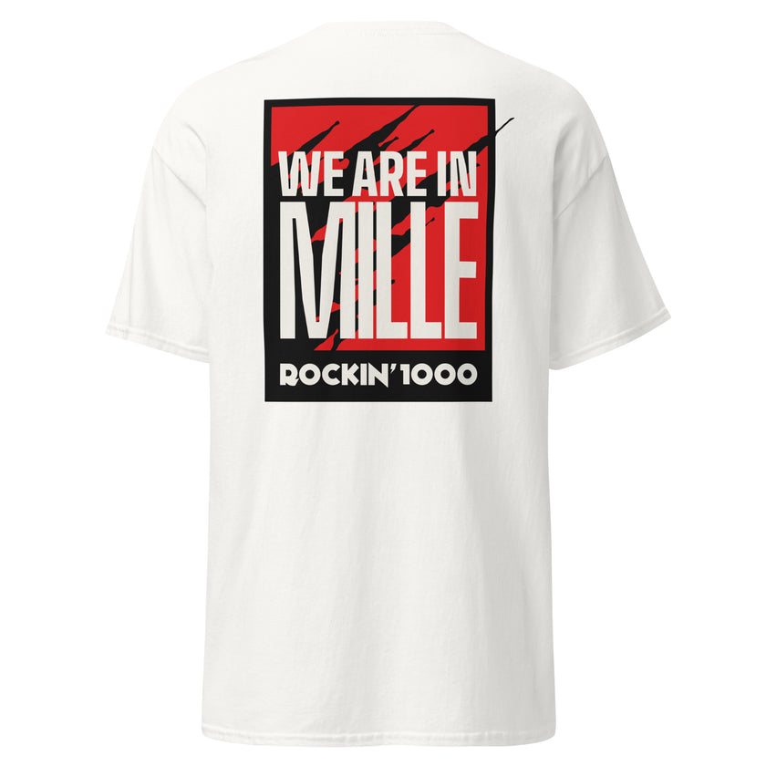 "We Are in Mille" T-Shirt (Unisex) - Front and Back Design