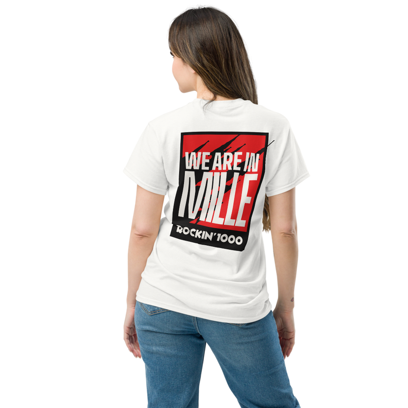 "We Are in Mille" T-Shirt (Unisex) - Front and Back Design