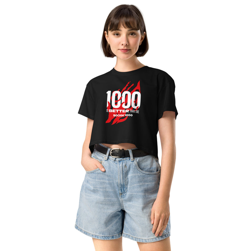 "1000 is Better Than One" Crop Top (Women)