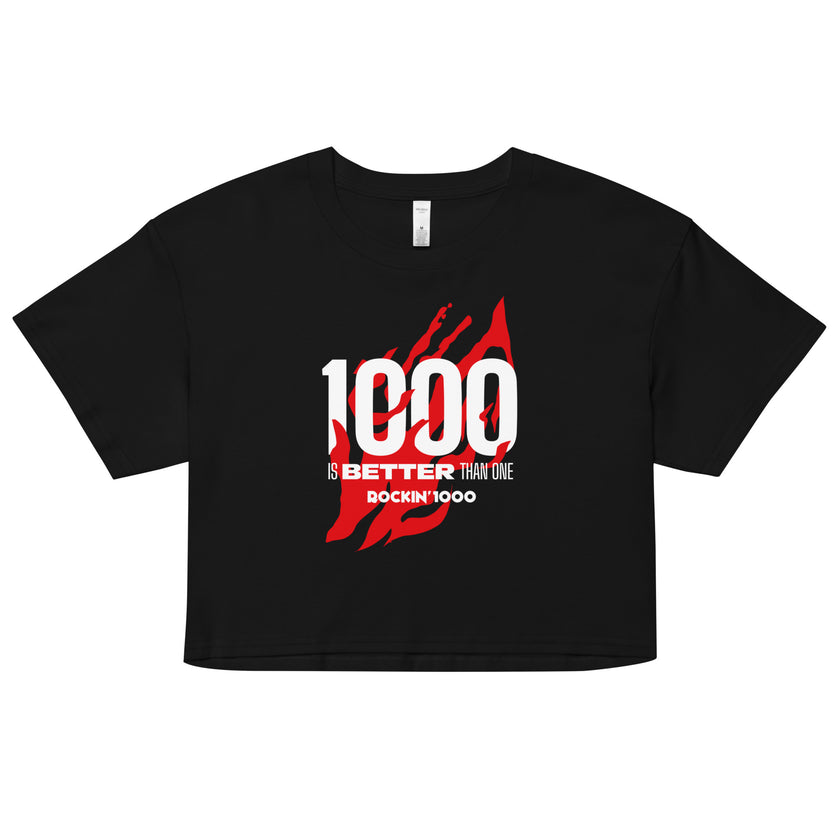 "1000 is Better Than One" Crop Top (Women)