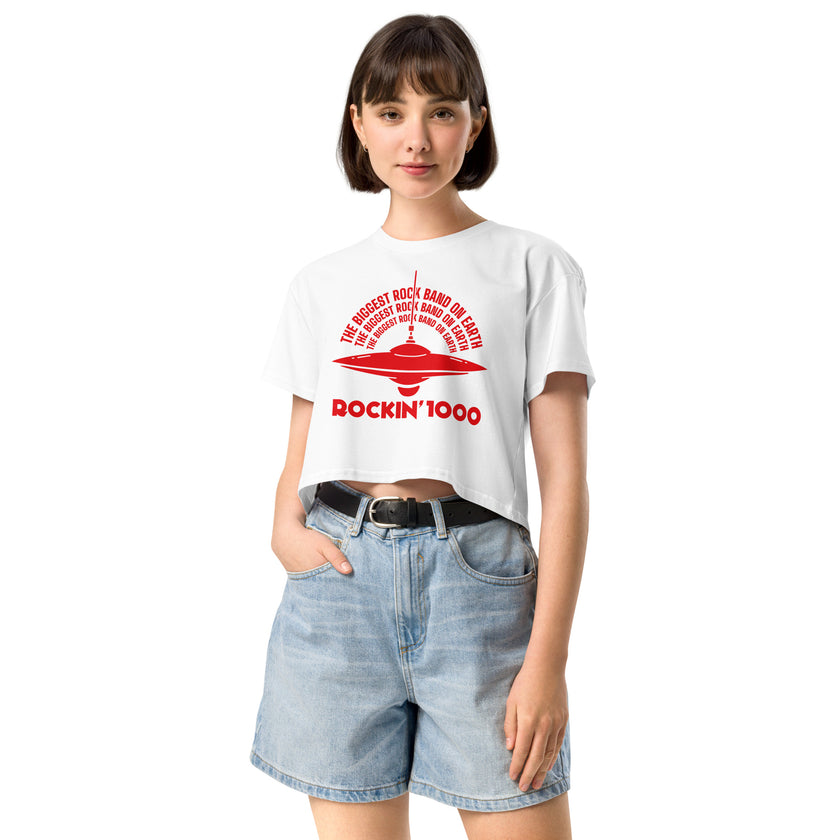 "Biggest Rock Band on Earth" Crop Top (Women)