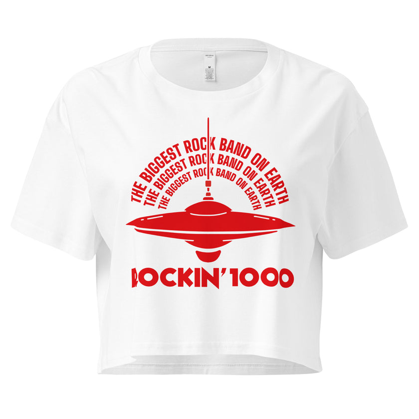 "Biggest Rock Band on Earth" Crop Top (Women)